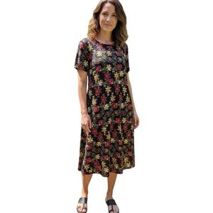 NWT LuLaRoe Carly Dress Floral Dress Large